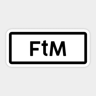 FtM Square Sticker